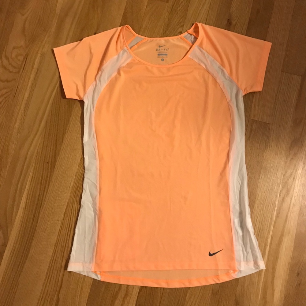 Nike Dry-Fit Orange T Shirt, Size Small